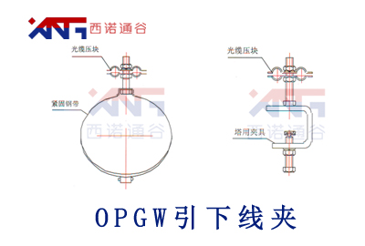 OPGW電力光纜引下線夾